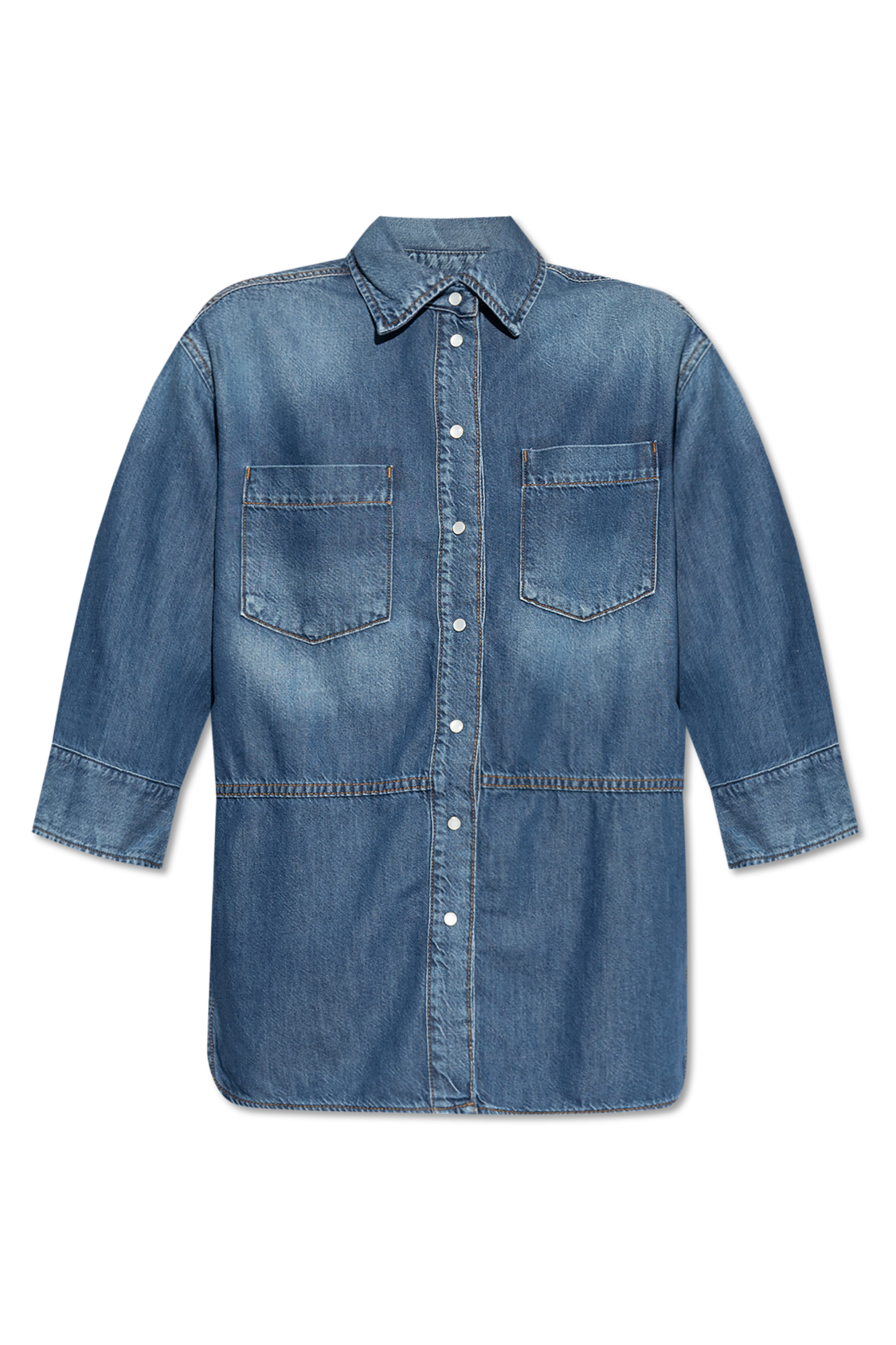 Ganni Denim Shirt | Women's Clothing | Vitkac